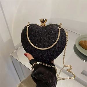 Bolso de noche con pedrería para mujer, ideal para fiestas, bailes, cócteles y bodas, bolso de mano adornado con lentejuelas. - Product Image 3