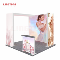 Kiosque mural personnalisé, taille sur mesure, cadre en aluminium portable, stand d'exposition écologique pour EXPO, événement, foire commerciale