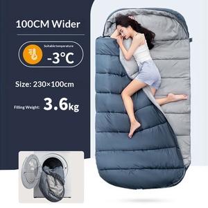 Sac de couchage confortable pour adulte, hiver, épais, anti-froid, enveloppe, camping en plein air, voiture, bureau, sieste, double usage, polyester, 230 cm - Product Image 5