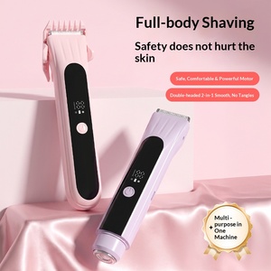 Tondeuse électrique pour le corps et le maillot, pour une peau lisse et sans poils, sans effort, pour femmes et jeunes filles, permettant d'économiser sur les épilations fréquentes au salon. - Product Image 5