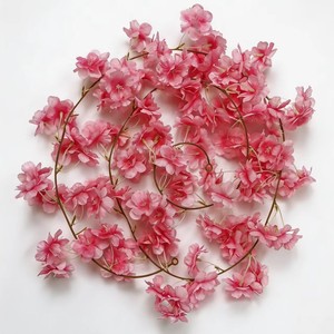 Guirlandes artificielles de fleurs de cerisier 1,8 m en nylon, bouquet décoratif pour Halloween - Product Image 3