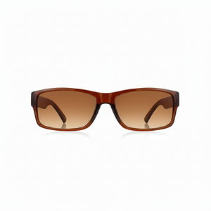 Lunettes de Soleil Unisexe Marron Brillant 2033 - Product Image 1