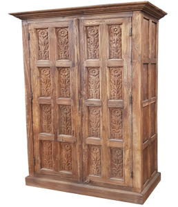 Armario Contemporáneo de Madera Maciza, Almirah, Gabinete de Almacenamiento de Madera para Ropa, Accesorios y Soluciones de Organización para el Dormitorio - Product Image 6