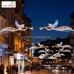 Décorations de Noël LED extérieures en forme de croix et d'anges 2027 - Product Image 2