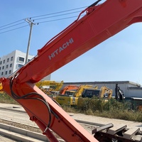 Mini-chargeuse sur chenilles Hitachi ZX70, 90% neuve, 7 tonnes, moteur Isuzu, pompe à engrenages, unité d'occasion pour inspection vidéo