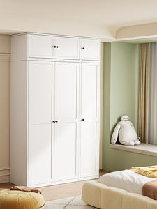 ארון בגדים פלדה עיצוב מודרני עם 4 דלתות המפעל מכירות ישירות מתכווננות תכונות ארון - Product Image 4