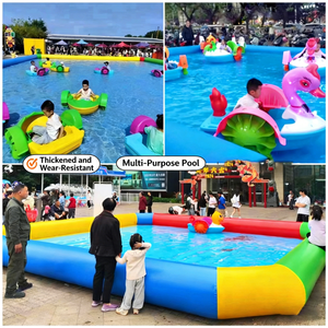 <span class=keywords><strong>Piscine</strong></span> gonflable de grande taille pour toute la famille, pour enfants et adultes, pour jouer dans l'eau en été, en PVC épaissi - Product Image 5