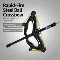 Arbalète professionnelle d'extérieur pour tir de précision, ambidextre, avec bande élastique haute résistance, répétitive, force de tir de 20 livres, légère