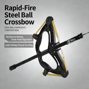 Arbalète professionnelle d'extérieur pour tir de précision, ambidextre, avec bande élastique haute résistance, répétitive, force de tir de 20 livres, légère - Product Image 3