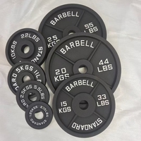 LB KG Fitness Gym Equipment Plaques d'haltérophilie Plaques d'haltères Plaques en fonte