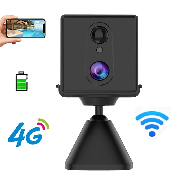 Hot Sale CB70-C Indoor Battery Camera Wifi 4G PIR Human Detection Real Time Alarm Alerts IP Mini Camera