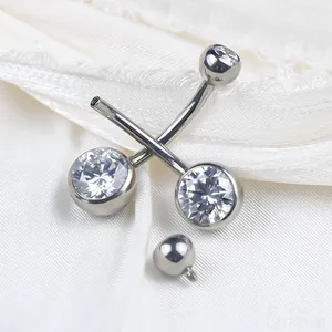 Eternal Metal 14G ASTM F136 Implant Grade Belly Button Piercing Jewelry Wholesale