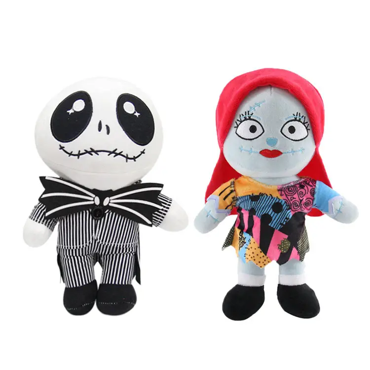 Superventas dibujos animados y Anime Halloween Nochebuena Jack Skull muñeco de peluche juguetes para niños regalo de Halloween divertido para niños decoración del hogar