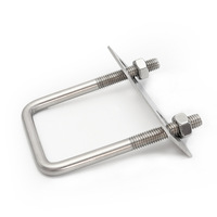 Acier inoxydable 304 316 collier de serrage camion bateau boulons en U avec rondelle à écrou hexagonal boulon en U en acier inoxydable pour ressort à lames