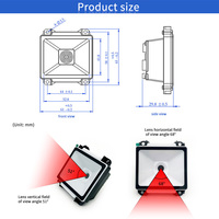 Scanner de codes à barres haute vitesse Oem 2d EMT8022C 1D 2D Module de lecteur de code QR Scanner DM intégré