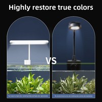 Jeneca D-15/16 Lampe LED pour plantes aquatiques 8W 12W la plus vendue pour aquarium d'eau douce, aquarium de poissons marins, espace extérieur, emballage en boîte