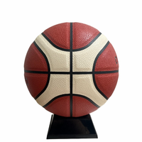 Bola Basket Kulit Komposit Berkualitas Tinggi dengan Sentuhan Kulit PU Smileboy untuk Dijual Grosir