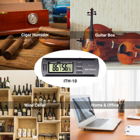 Thermomètre et hygromètre numérique ITH-10 pour intérieur, pour la maison, l'humidor, le coffret de guitare, la serre, le bureau et les laboratoires