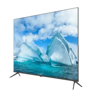 Televisi LCD Kustomisasi Pabrik TV LED HD Penuh Layar Datar 65 Inci ISDB-T ATSC DVB-T2/S2/C TV Pintar Satelit Digital