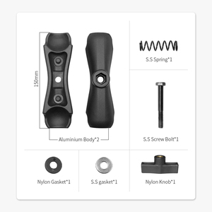 Vin Mounts Rugged Anti-shake <b>Tablet</b> Mount <b>for</b> UTV/ATV Pillar Clamp Ball Base <b>for</b> 2" - 2.56" Rails Compatible with IPad/Panasoni - Product Image 4