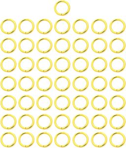 Metal O Ring Buckle Connector Round Loops Non Welded For Bags Webbing <b>Purse</b> And Belt Straps Black - Product Image 1