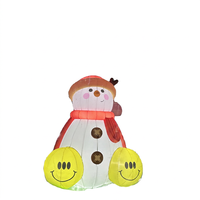 Tente gonflable de bulle de taille humaine de décorations de Noël gonflables géantes commerciales de boule de neige à vendre