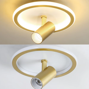 Đèn thả trần LED acrylic hiện đại JACKSUN, kiểu gắn nổi, có thể điều chỉnh, màu vàng, hình tròn, dùng cho hành lang, lối đi, tiền sảnh, phòng chờ - Product Image 5