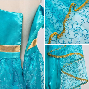 Vestido de princesa árabe de Halloween para niños, nueva ropa de actuación de Aladdín y Jasmín para baile de escenario, traje de juego de rol para niños - Product Image 5