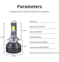 Bombilla LED H1 para Faros Delanteros, 6000K, Haz de Luz Estable, Conexión Plug and Play, Actualización de Luces Antiniebla LED para Automóvil, Universal