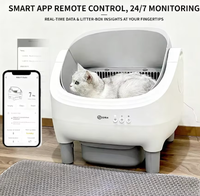 Nouvelle conception de litière automatique pour chat à ouverture supérieure, autonettoyante, pour plusieurs chats, litière intelligente pour chat