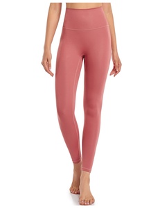 Leggings da Yoga di Alta Qualità per Donna, Traspiranti, ad Asciugatura Rapida, Vita Alta, Modellanti, Tessuto Morbido, Leggings Sportivi Tinta Unita - Product Image 6