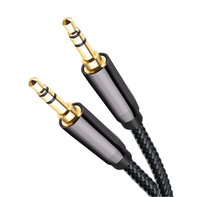 Câble audio AUX Jack 3,5 mm 3,5 mm mâle vers mâle Câble stéréo AUX pour casque Haut-parleur de voiture Ordinateur Câble auxiliaire