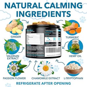 L'integratore per masticare morbido calmante per cani naturali OEM/ODM aiuta a ridurre l'ansia da Stress e l'abbaiare supporta i rilassamenti con la melatonina - Product Image 3
