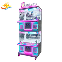 2025 vendeur chaud Mini 4 joueurs Arcade prix grue jouet attrape Boutique peluche griffe Machine avec 1 an de garantie Machine d'amusement