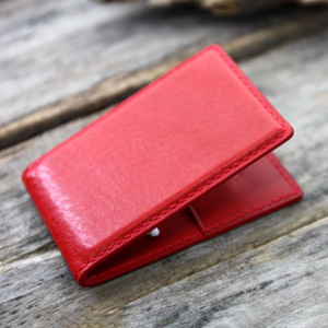 PU leather dental floss case, portable mirror and <b>toothpick</b> storage bag, Korean style minimalist dental floss protective cover. - Product Image 4