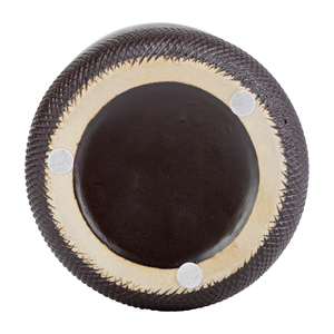 Vaso in Ceramica con Dettagli Scanalati, Vaso Decorativo Moderno per Centrotavola e Arredamento Casa - Product Image 6