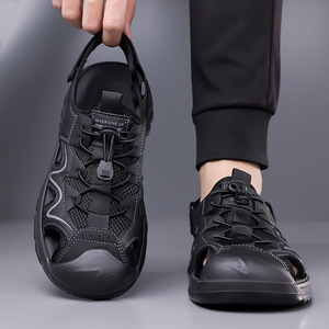 Sandalias de malla transpirable para hombre, para verano, senderismo, deporte, ligeras, informales, para adultos - Product Image 4