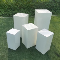 Accessoires de mariage, support de gâteau en fer blanc, socle pour table de présentation, décoration de scène pour événements et fêtes