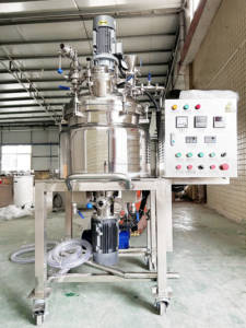 COSMATI-Épilateur liquide <span class=keywords><strong>pour</strong></span> visage et escargot, équipement de fabrication de crème, homogénéisateur sous vide, émulsifiant, CE GMP standard - Product Image 5