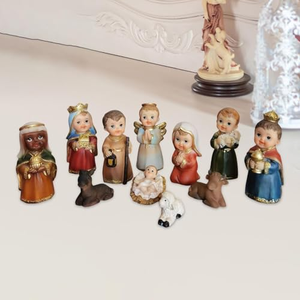 Nuevo Diseño de Resina PVC en Blister, Bonito Mini Pesebre Navideño para Decoración del Hogar, Hecho en China - Product Image 4