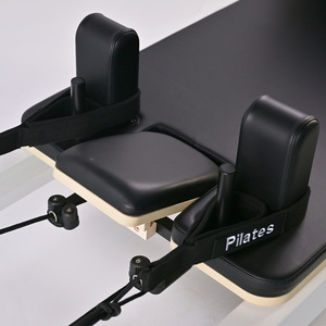 Cama de Pilates de Alta Calidad para Estudio, en Oferta, de Madera de Roble y Aluminio, Reformer con y sin Torre - Product Image 4