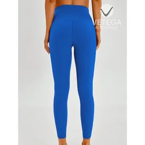 กางเกงเลกกิ้งผ้าถักยืดหยุ่นสูงเวเทกา ลอง - Product Image 2