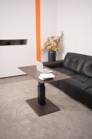 Table basse ADA minimaliste et élégante avec réglage pneumatique de la hauteur pour la maison et le bureau