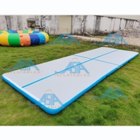 Tapis de gymnastique gonflable AirTrack P1 P2 de 3m, 4m, 5m, 6m, 7m, 10m, 20m, vente en gros, logo personnalisé, tapis de sol gonflable