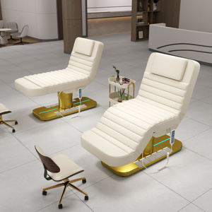 Offres Spéciales équipement haut <span class=keywords><strong>de</strong></span> gamme thérapie <span class=keywords><strong>de</strong></span> relaxation corporelle spa <span class=keywords><strong>de</strong></span> beauté salon <span class=keywords><strong>de</strong></span> beauté en cuir massage visage lit électrique - Product Image 3
