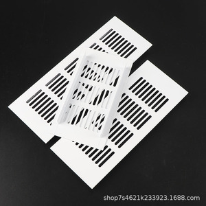 Malla transpirable de aleación de aluminio para armario, ventilación de gabinete de cocina, herrajes de montaje en pared, desmontable - Product Image 5