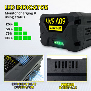 Batterie de remplacement 60V 4Ah 5Ah 6Ah compatible avec la batterie Green Works Max 60V pour outil électrique sans fil B60A03 LB60A02 LB60A00 - Product Image 3