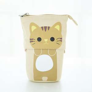 Creative Stationery Retractable <b>Pencil</b> case Cute Cartoon Multi-functional Pen Zipper Bag - Product Image 5