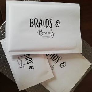 Sobres <span class=keywords><strong>de</strong></span> Correo <span class=keywords><strong>de</strong></span> Burbujas Biodegradables y Reciclables con Logotipo Personalizado, <span class=keywords><strong>Bolsas</strong></span> Acolchadas <span class=keywords><strong>de</strong></span> Kraft para Zapatos, Calcetines, Piel, Embalaje Negro Mate - Product Image 6