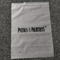 T-shirt avec logo personnalisé auto-scellant pour vêtements emballage givré d'expédition fermeture éclair sacs en plastique fermeture éclair pour vêtements pour petites entreprises